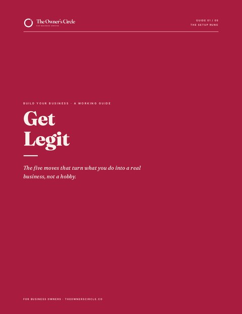 Get Legit guide cover