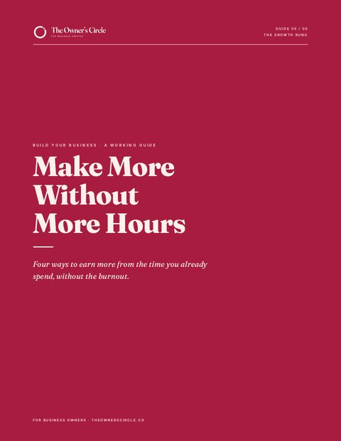 Make More Without More Hours guide cover