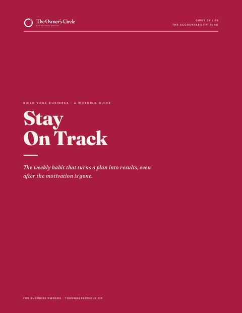 Stay On Track guide cover